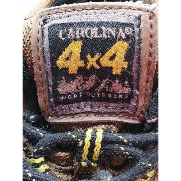 Carolina 4x4 Mens Hiking Boots Brown Leather‎ Waterproof Mid Top Athletic Shoe 6 main image 11
